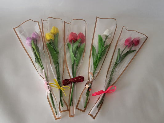 Artificial tulip bouquets